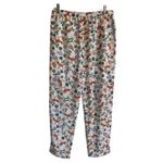 NYDJ Floral Print Pull On Relaxed Cropped Pants XS Women's Casual Summer Photo 6