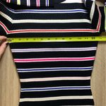  Striped Knit Ribbed Bodycon Long Sleeve Dress Size 0-2 (Milly Size P) Photo 11