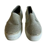 Skechers  Slip On Sneakers Size 6.5 Silver Blingy Pearl Comfort Silver Metallic Photo 3