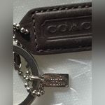 Coach Authentic  Brown Hangtag Keychain NWOT Photo 2