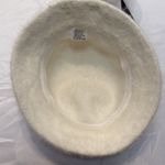 Women’s White Angora Bucket Hat Size 57cm Photo 7