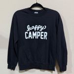 SUB_URBAN RIOT Sub Urban Riot Womens Happy Camper Graphic Print Sweatshirt Pullover Black S Photo 0