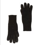 AMICALE Cashmere Touch Screen Tech Knit Gloves, Luxurious, 100%, Black, NWT Black Photo 3