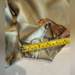 NWOT MABLE Boutique Sage Green Satin Cheetah Drawstring Pull On Shorts Small​ Photo 10