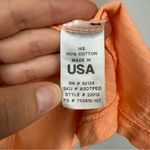 Fresh Produce  Orange Cotton Mini Dress Womens S Short Sleeve Casual Beachy Hike Photo 9