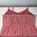 Old Navy Women's  Cami Dress Size XXL Red Ditsy Daisy Floral Photo 5