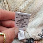 Dress Barn Beige Multicolored Marled Stripe Open Front Duster Cardigan Size Large Photo 6