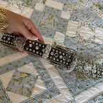 Nocona Leather Studded Western Belt Brown Photo 0