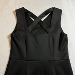 T Tahari  Women's Sleeveless Crisscross-Back Sheath Scuba Dress Size 8 LBD Party Photo 6