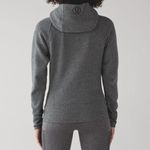 Lululemon Scuba Hoodie Light Cotton Fleece Heathered Speckled Black Gray Size 8 Photo 3