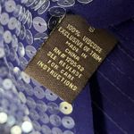 Wilster Sequin Purple Draped Top Photo 5