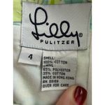Lilly Pulitzer Green Fish Print Lined A-Line Mini Skirt Size 4 Vintage White Tag Photo 5