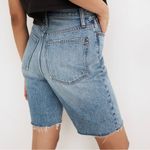 Madewell High Rise Long Denim Shorts Photo 4