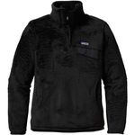 Patagonia  Women’s Re-Tool Snap Fleece Sweater Size Medium Pullover Black Fuzzy Photo 0