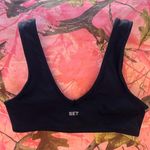 Set Active black sportbody dip sports bra v neck Photo 0