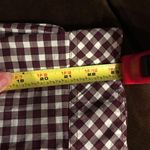 Talbots Cotton Gingham white & Red Checker Button Up Shirt Women’s Sz M Photo 8