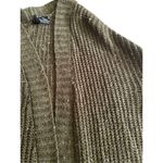 Ultra Flirt  Knit Cardigan Sweater Speckle Green Boho Bohemian Photo 5