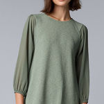 Simply Vera, Vera Wang Simply Vera Vera Wang Raglan Blouson Top. Photo 0
