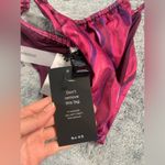 NA-KD NWT Melissa Bentsen x  snake print drawstring bikini pantie large Photo 2