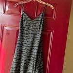 H&M Stylish Black and Gray Zebra Print Dress Photo 1