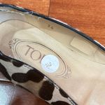 Tod's Tod’s Pony-style calfskin leopard print pointed Toe ballet flat Size 36 Photo 9