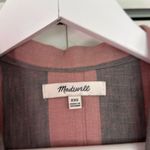 Madewell linenâspringy striped resort cropped blouse xxs Photo 3