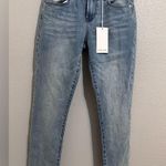 Dear John Light Blue Straight Leg Jeans Blaire High Rise Ankle Slim Straight Photo 2
