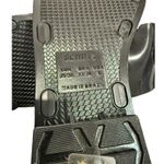 Schutz New  Lizzie Slide Sandals Black‎ W/ Silver Studs Jelly Slip On Size 6 Photo 4