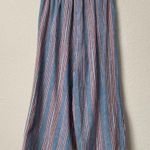 Madewell Side-Button Huston Pull-On Crop Pants in Rainbow Stripe Photo 7