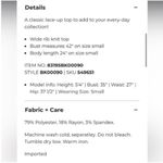 BKE  Pink Long Sleeve Lace-Up Tee Photo 8