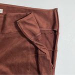 Sundance  Luxe Dreams‎ Leggings Faux SuedeAmber Brown Pants Women's Size 14 Photo 5