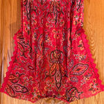 The Kooples Sunrise by Reef Paisley Print Silk Chiffon Mini Dress Pink Size 2 Photo 12