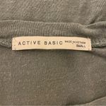 Active Basic  Short Sleeve Shirt, Gray/Green, Size S, EUC Photo 2