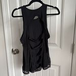 Victoria's Secret  Black Mesh Detail Tank Top Photo 1