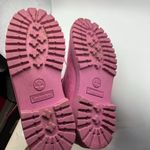 Timberland  Women’s Pink Nubuck Boots Size 5.5 Waterproof Lace-Up Leather Photo 5