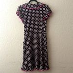 East 5th Adorable  Ruffle Detail Faux Wrap Knee Length Dress (M) Photo 4