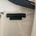 Alice + Olivia  Kiro Pleated Midi Dress Ivory , size 6, $495 Photo 1