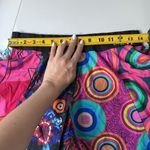Desigual  juniors size 13 circle skirt skater colourful geometric flowy elastic Photo 5