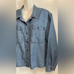 Madewell  BLUE Denim Shirt Photo 4