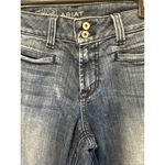 Ariat  Denim Trouser Jeans Womens Size 31R western Bootcut Flare Mid Rise Blue Photo 1