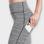 Athleta Ultimate Linear Lines Capri Leggings Women's XS Black White Pockets Photo 10