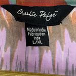 Charlie Paige Y2K Womens Sheer Beaded Tunic Top L/XL Fairy Festival Boho Artsy Indie Resort Photo 8