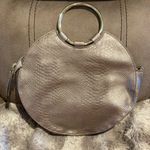 Purse Handbag Taupe Gold Large Vintage Tan Photo 2