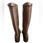 Arturo Chiang NWOT  Brown Ombré Leather Fierce Riding Boots Tall Size 7.5 Photo 3