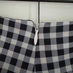 Princess Polly Iggy Gingham Pants Zip Up Back Zipper black white preppy skinny 2 Photo 3
