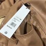 joe's jeans NWT JOE'S THE HONOR HIGH RISE VINTAGE STRAIGHT ANKLE JEANS  VEGAN LEATHER Photo 6