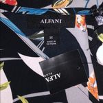 Crescent Alfani Woman NWT Size 3X Moon Floral Print Ruffle V-Neckline Blouse Top Photo 6