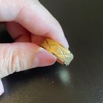 infinity 8mm gold stainless steel ring Photo 6