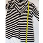 St. John  Striped Navy & White Wool Blend Blazer Career Corporate Corpcore Size 8 Photo 3