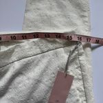 Saint Tropez West  White Textured Pants Size 8 NWT Photo 6
